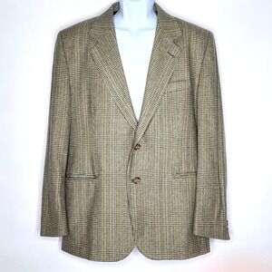 Vintage :: Benetton Wool Men's Beige Blazer Jacket Italian Size 50 / Medium